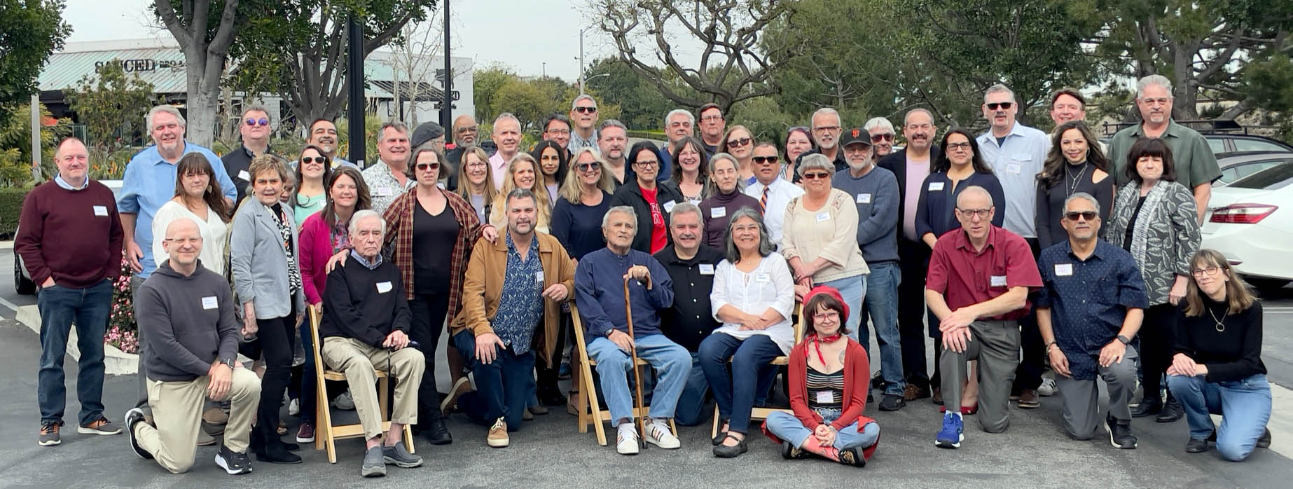 Group Photo in Parking Lot